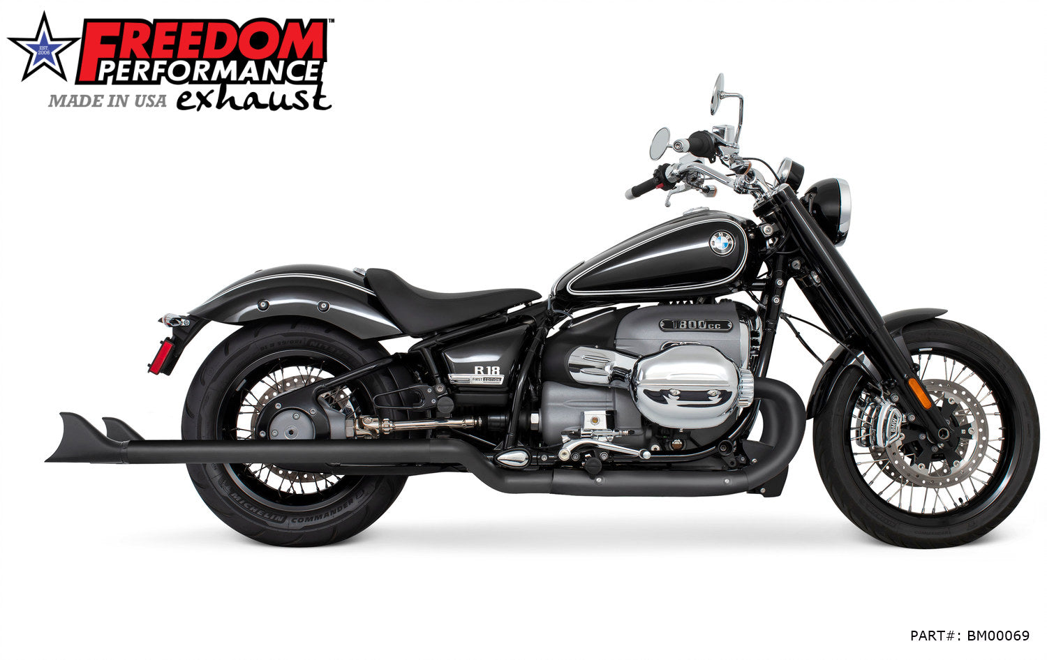 BMW R 18 2.5" SHARKTAIL SLIP-ONS (