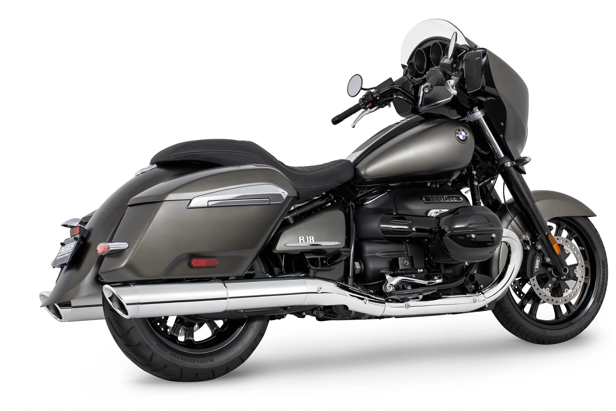 BMW R 18 BAGGER B/TRANSCONTINENTAL/ROCTANE 2-STEP 4.5" EXTENDED SLIP-ONS ONLY!