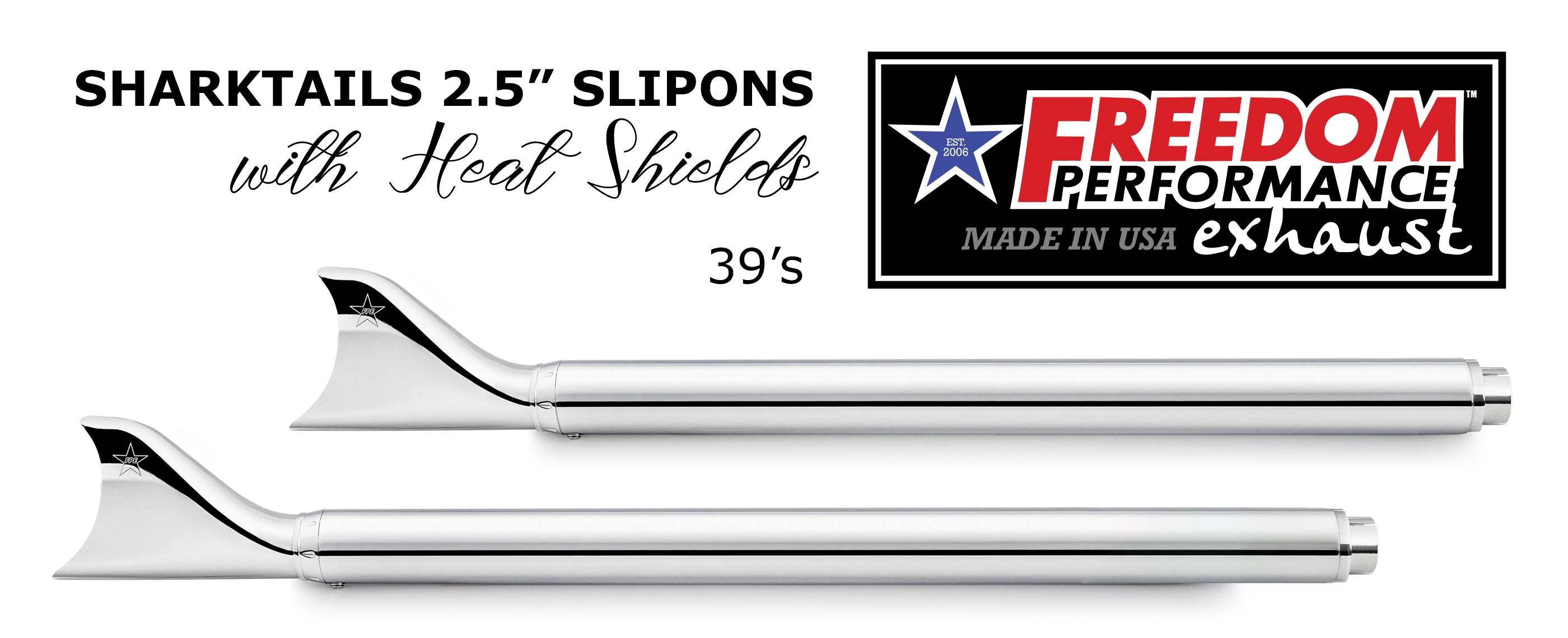 HARLEY SOFTAIL 2.5" SLIP-ONS 2018-PRESENT *FITS FREEDOM HEADERS ONLY* BUNDLE
