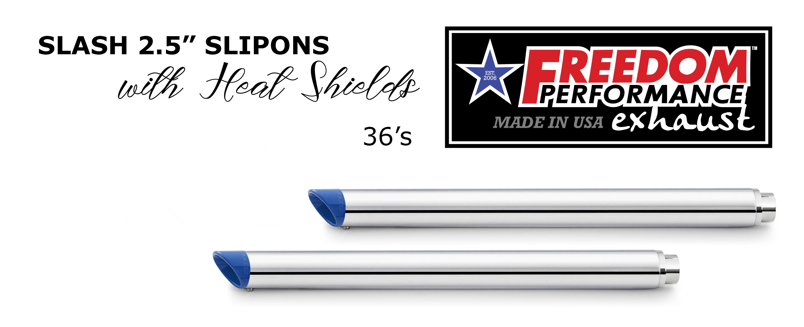 HARLEY TOURING SLASH/STRAIGHT 2.5" SLIP-ONS *CHECK DESCRIPTION FOR YEAR FITMENTS*