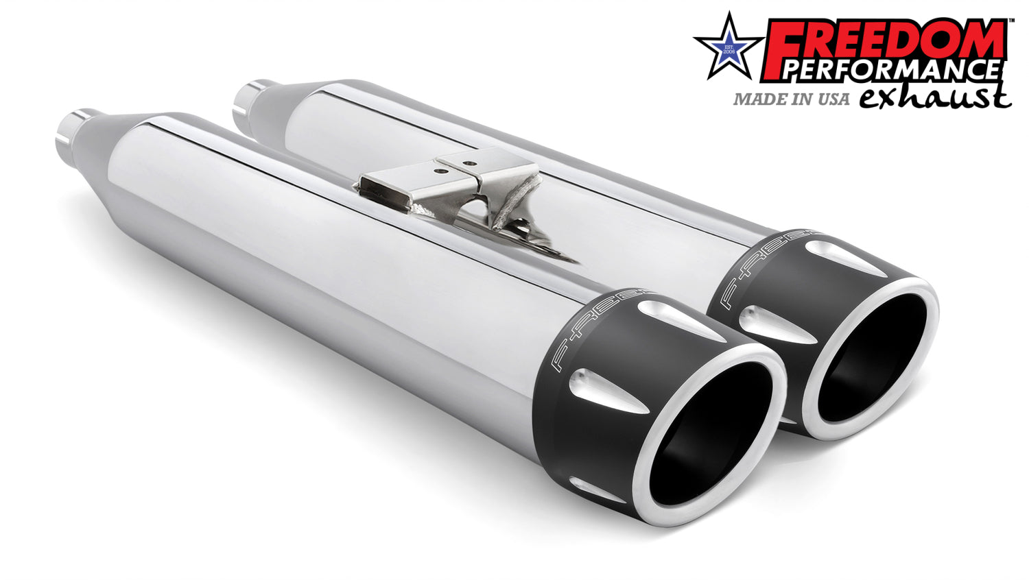 YAMAHA VENTURE/ROYAL STAR 1999-2014 SLIP-ONS check description for Quiet Baffles.