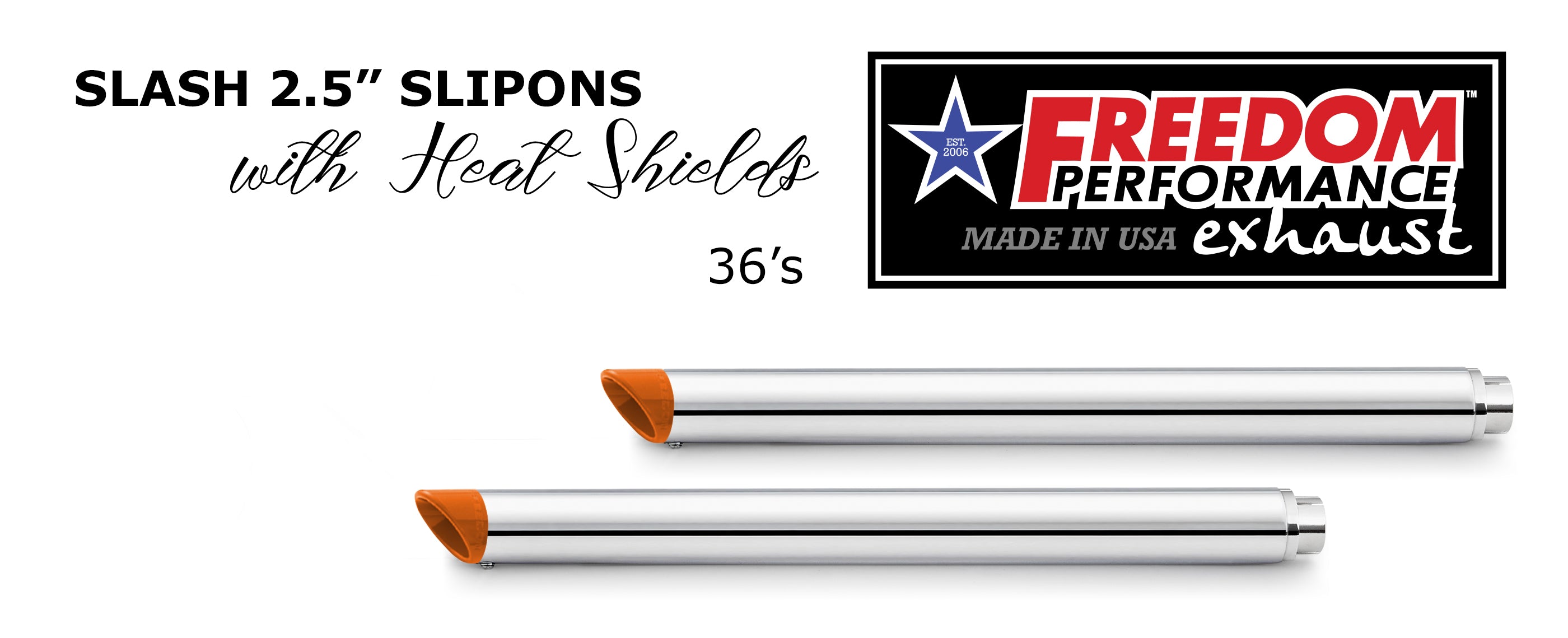 HARLEY TOURING SLASH/STRAIGHT 2.5" SLIP-ONS *CHECK DESCRIPTION FOR YEAR FITMENTS*