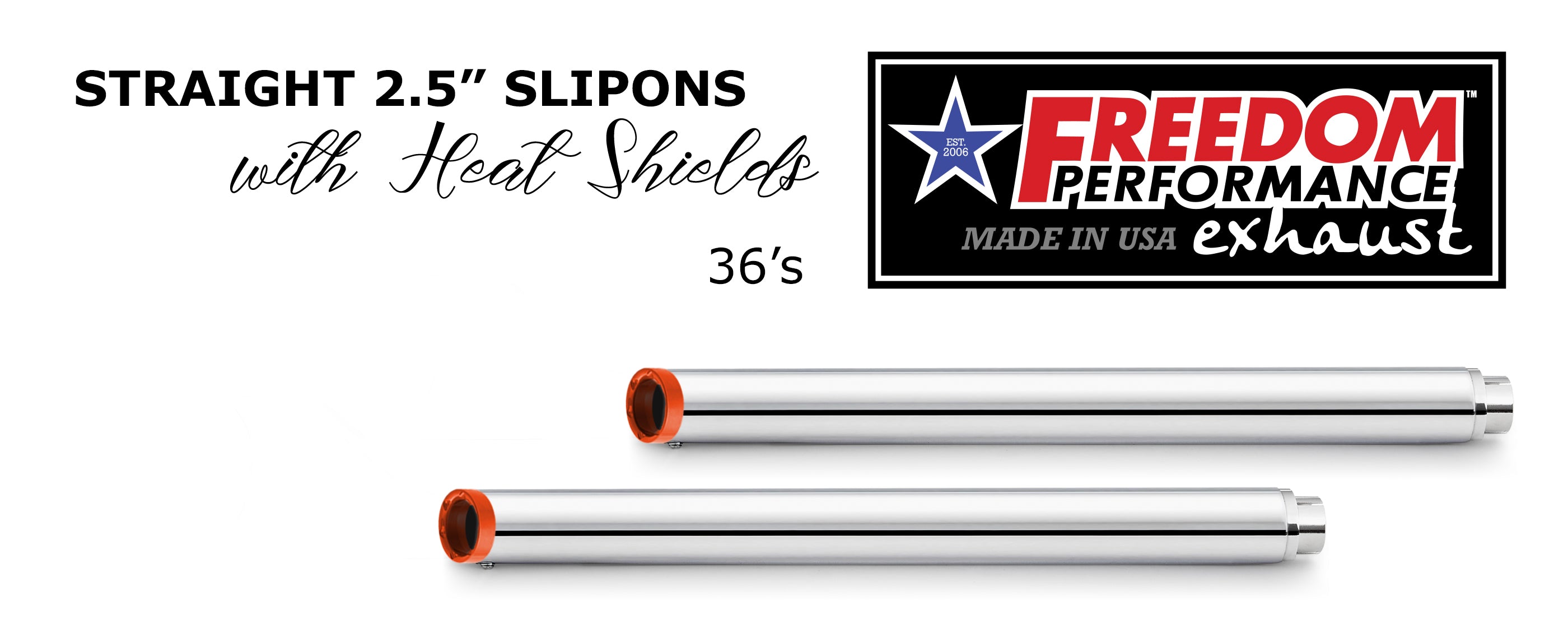 HARLEY TOURING SLASH/STRAIGHT 2.5" SLIP-ONS *CHECK DESCRIPTION FOR YEAR FITMENTS*