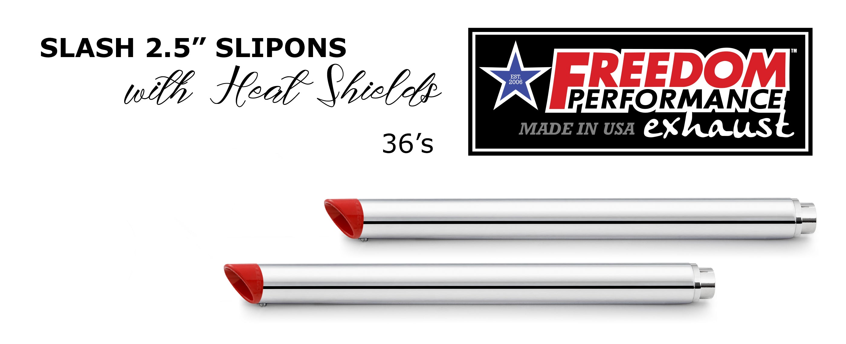 HARLEY TOURING SLASH/STRAIGHT 2.5" SLIP-ONS *CHECK DESCRIPTION FOR YEAR FITMENTS*