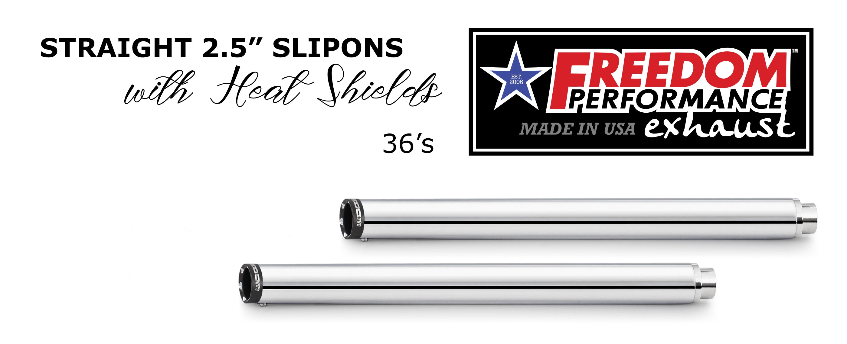 HARLEY TOURING SLASH/STRAIGHT 2.5" SLIP-ONS *CHECK DESCRIPTION FOR YEAR FITMENTS*