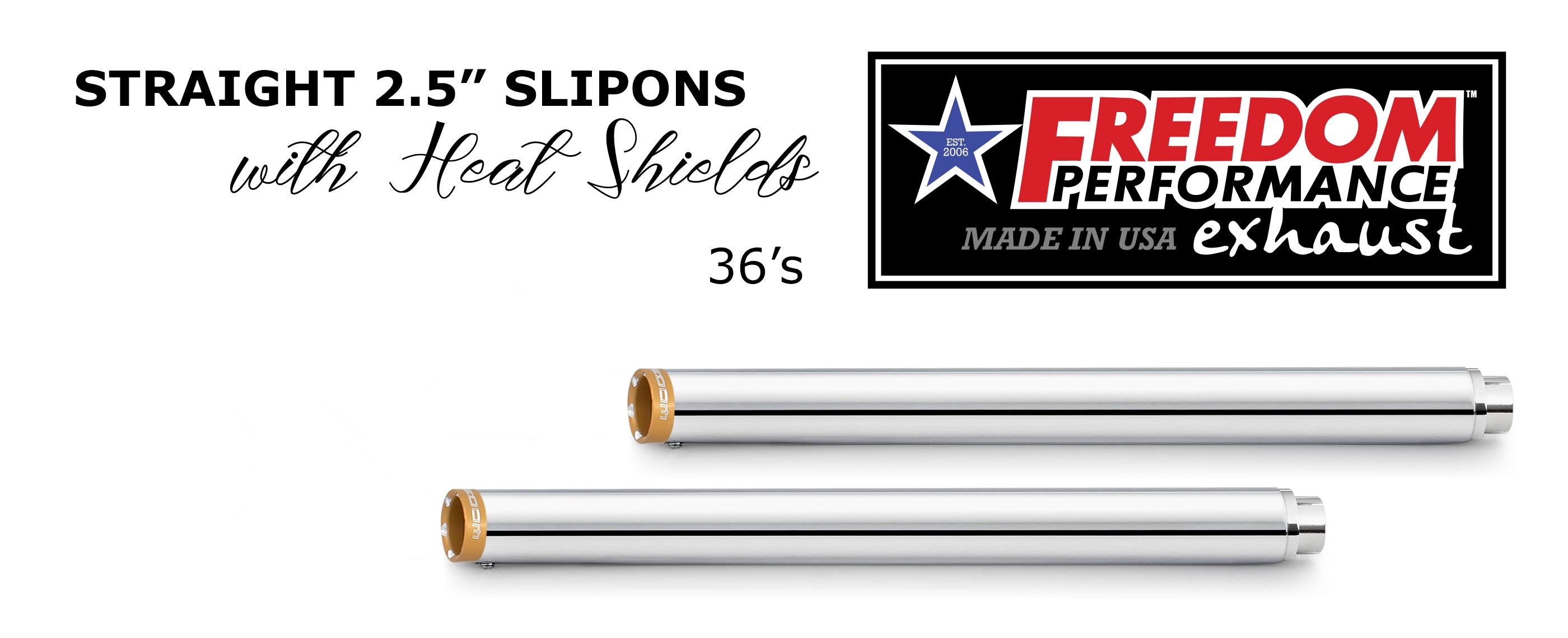 HARLEY TOURING SLASH/STRAIGHT 2.5" SLIP-ONS *CHECK DESCRIPTION FOR YEAR FITMENTS*