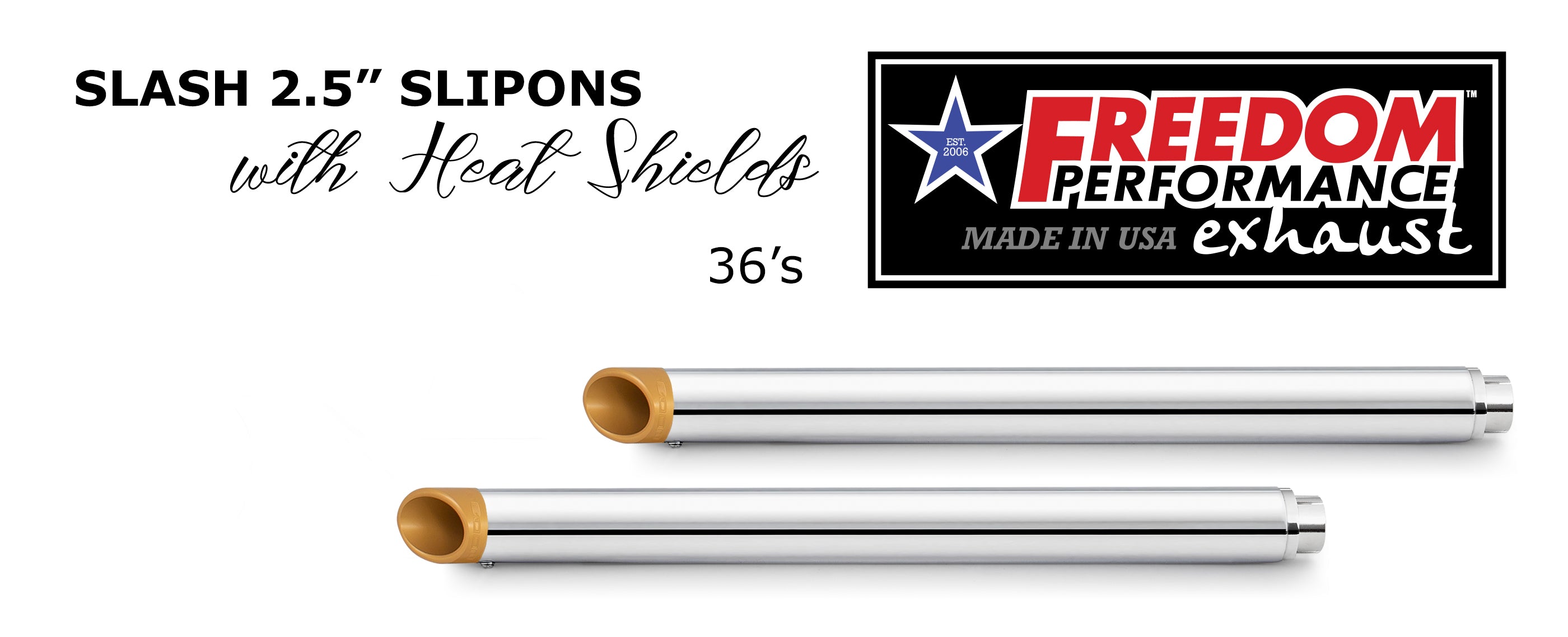 HARLEY TOURING SLASH/STRAIGHT 2.5" SLIP-ONS *CHECK DESCRIPTION FOR YEAR FITMENTS*