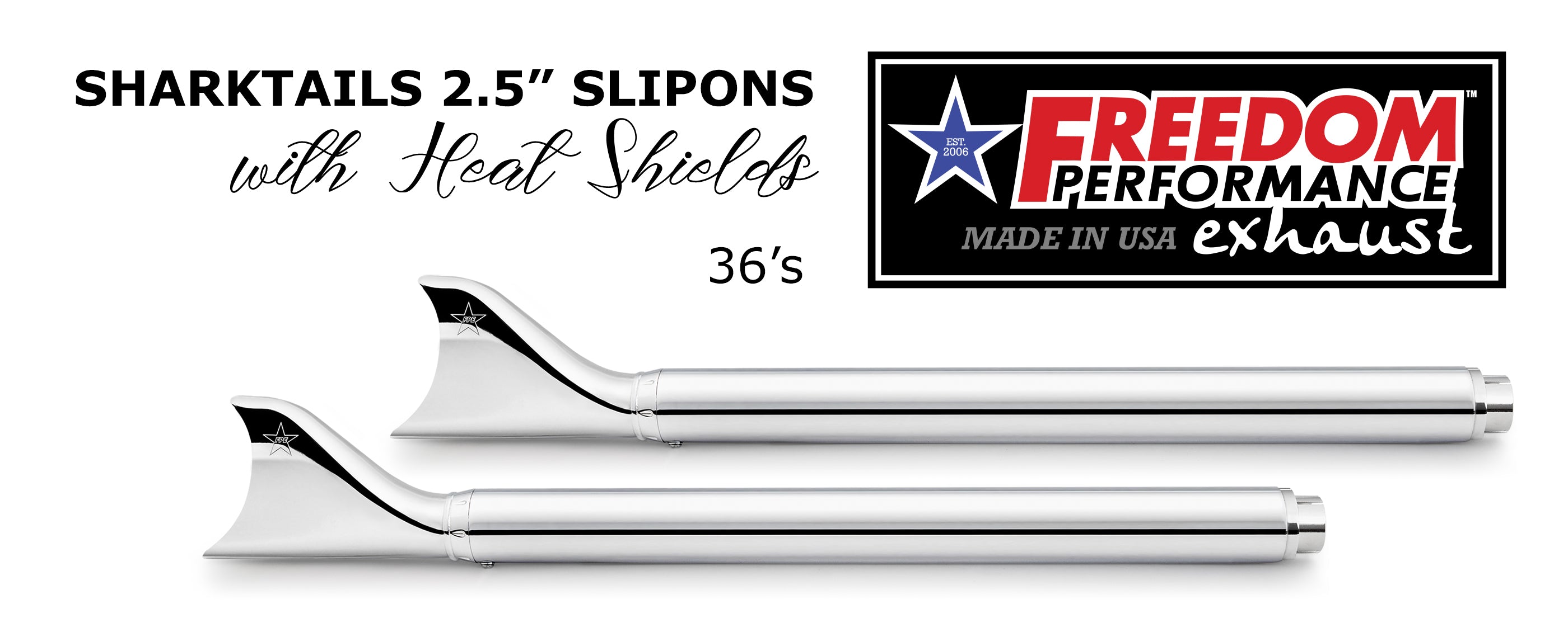 HARLEY SOFTAIL 2.5" SLIP-ONS 2018-PRESENT *FITS FREEDOM HEADERS ONLY* BUNDLE
