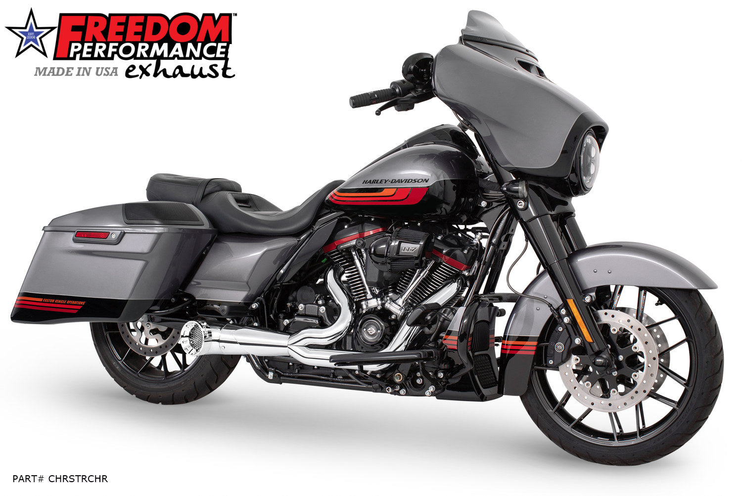 HARLEY TOURING 2-INTO-1 TURNOUT/SIDEDUMP FULL SYSTEM BUNDLE