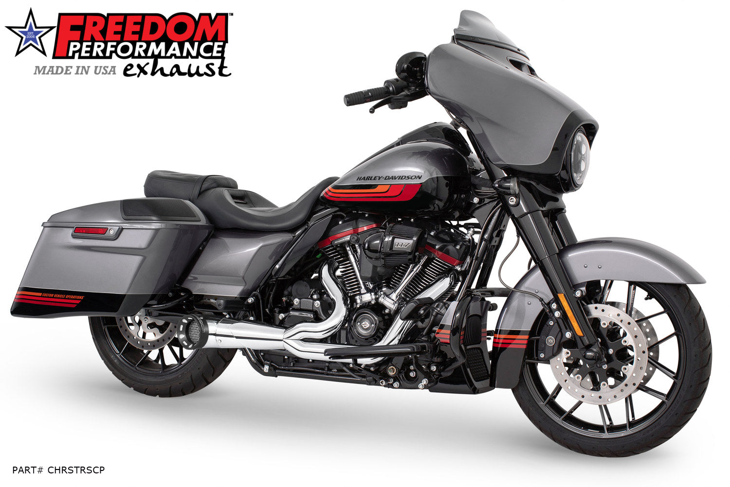 HARLEY TOURING 2-INTO-1 TURNOUT/SIDEDUMP FULL SYSTEM BUNDLE 1995-PRESE