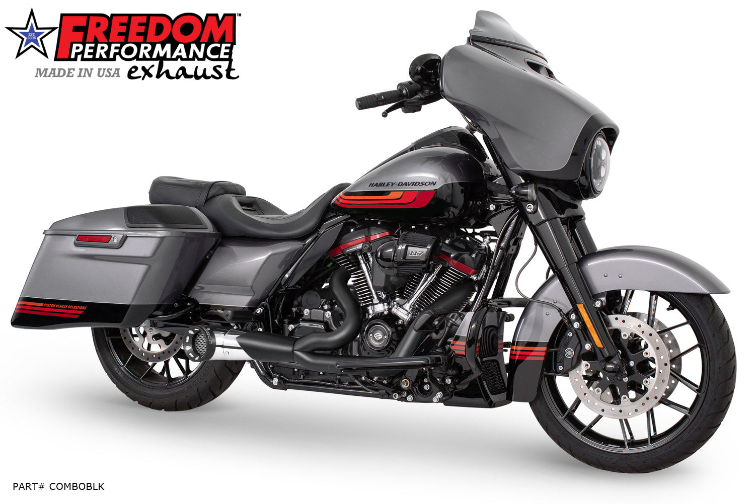 HARLEY TOURING 2-INTO-1 TURNOUT/SIDEDUMP FULL SYSTEM BUNDLE
