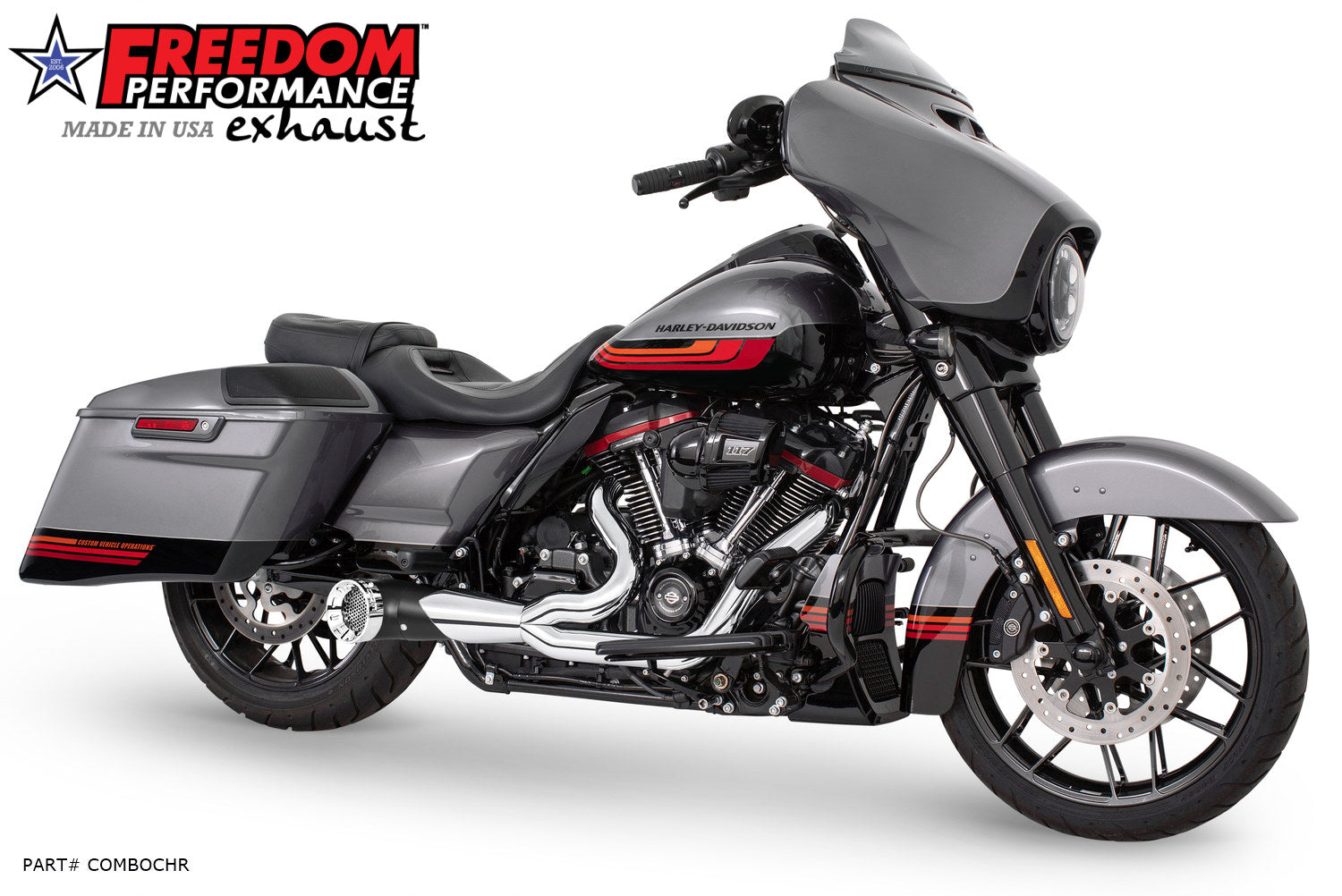 HARLEY TOURING 2-INTO-1 TURNOUT/SIDEDUMP FULL SYSTEM BUNDLE