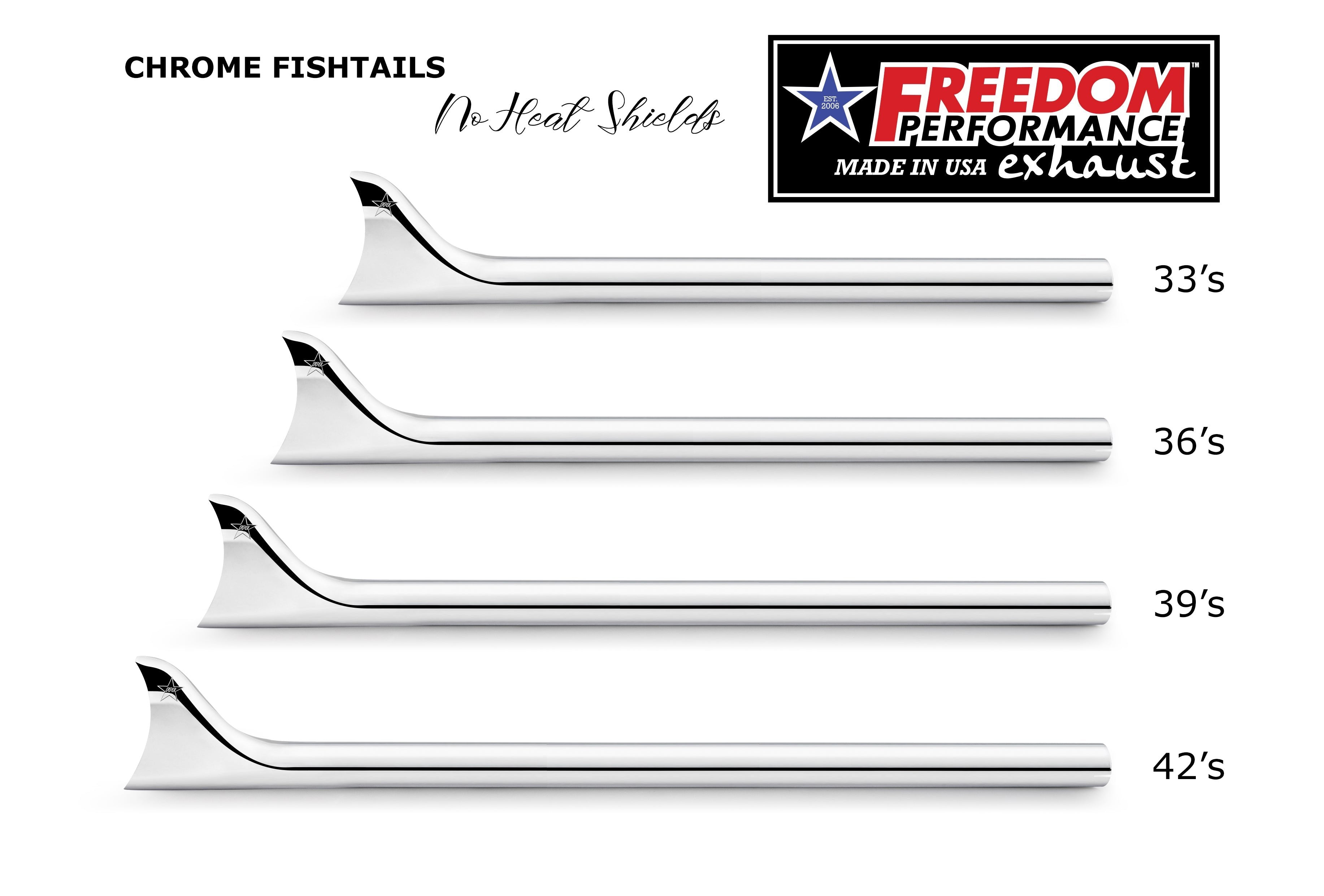 HARLEY TOURING FISHTAILS 1.875