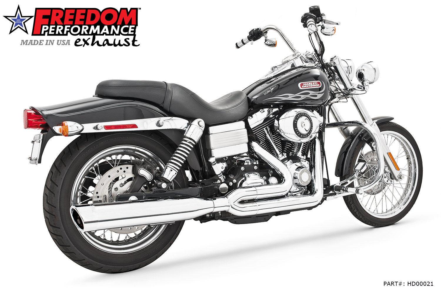 HARLEY DYNA UNION 2-INTO-1 RIGHT-SIDE ONLY 1991-2017 (SPECIAL ORDER)