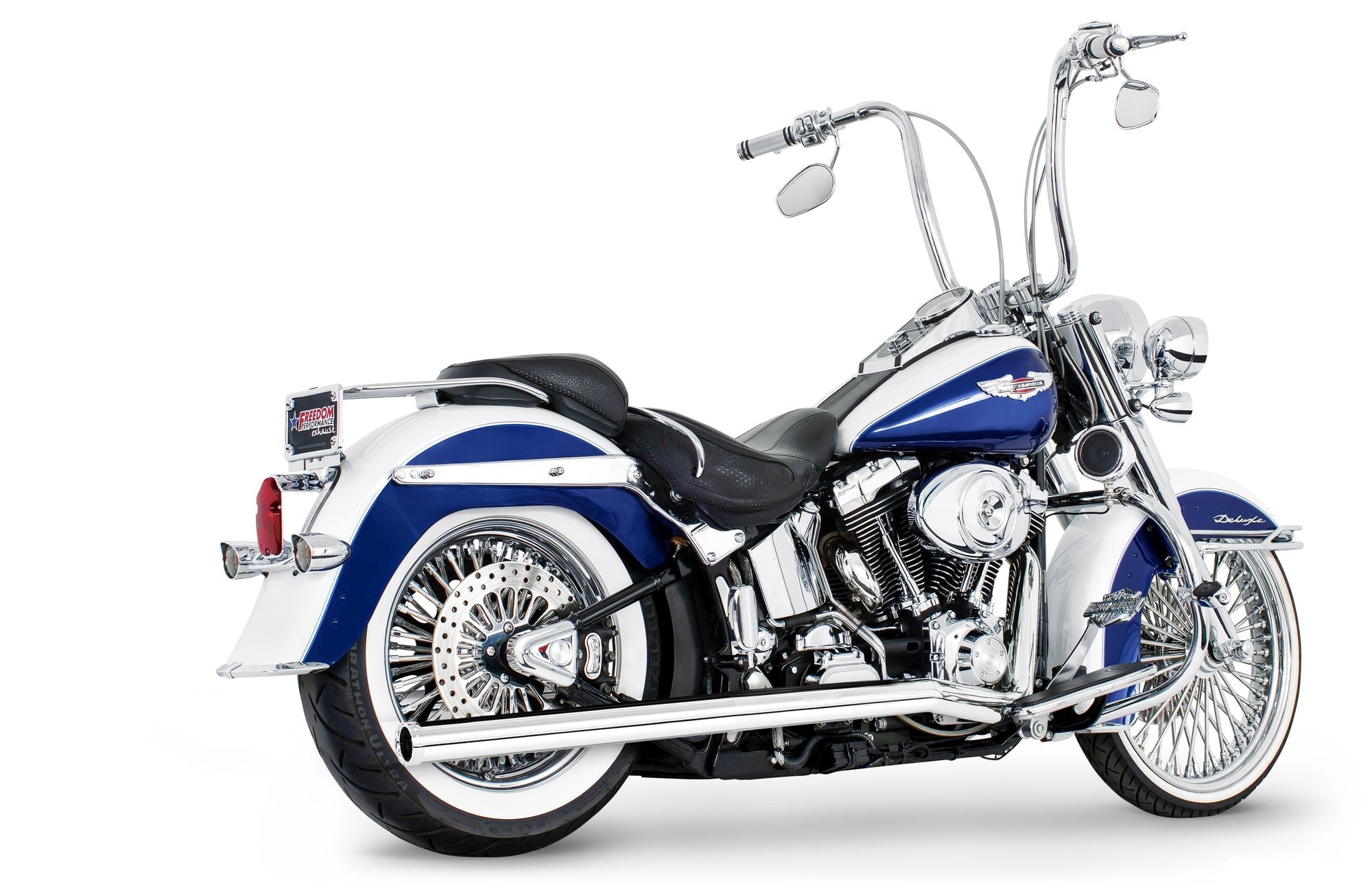 HARLEY SOFTAIL 2.5" CLASSIC TRUE-DUALS FULL SYSTEM Fits 1986-2006 or 2007-2017