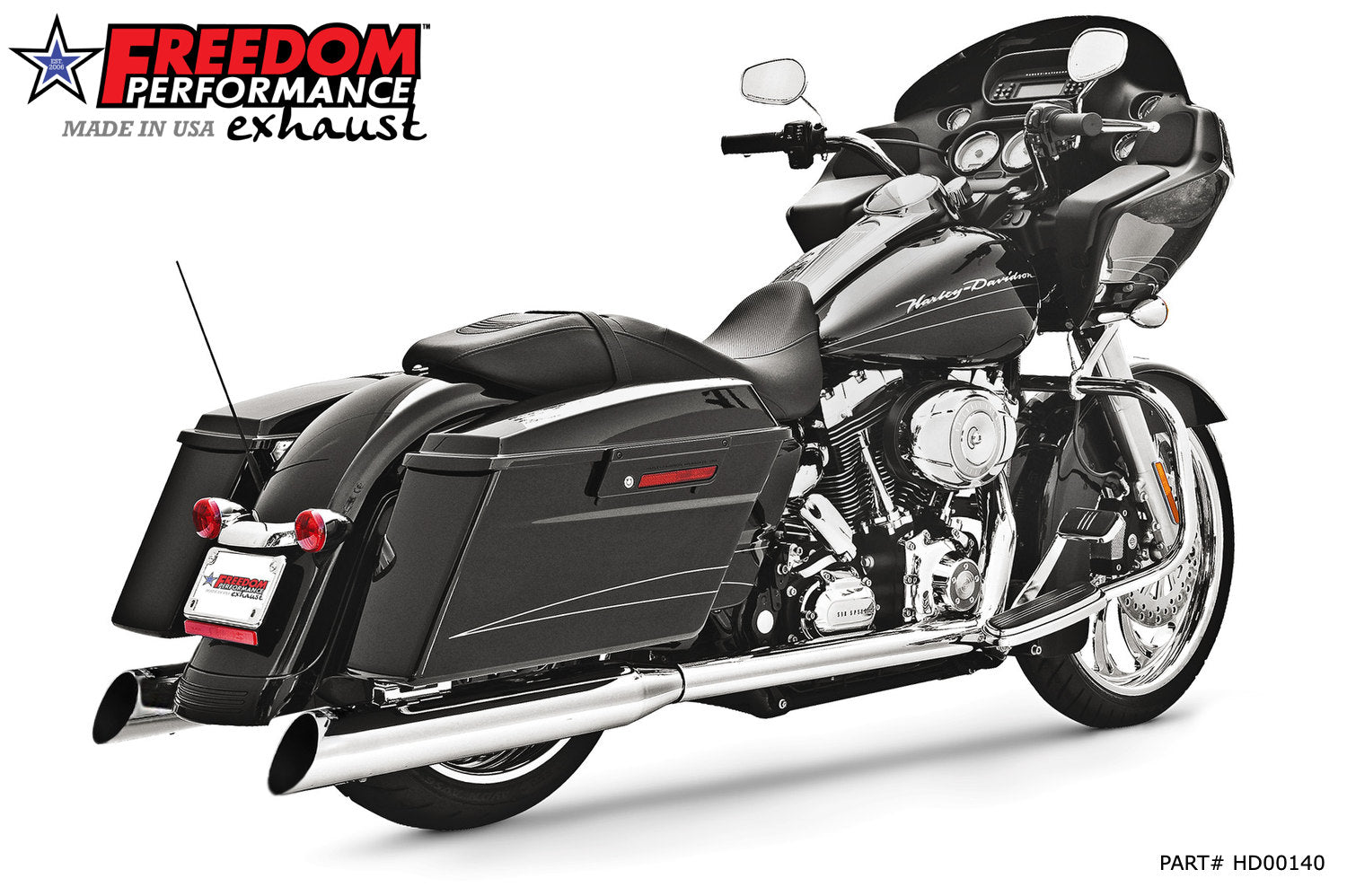 HARLEY TOURING 4" INVERSE AND CLASSIC SLIP-ONS