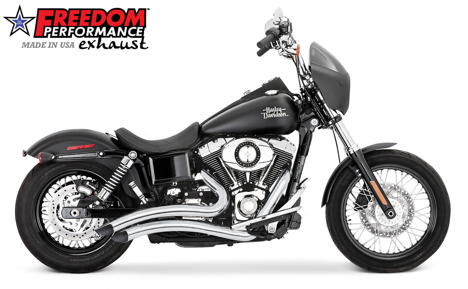 HARLEY DYNA SHARP CURVE RADIUS SCALLOP-CUT 1991-2017 (*SPECIAL ORDER)