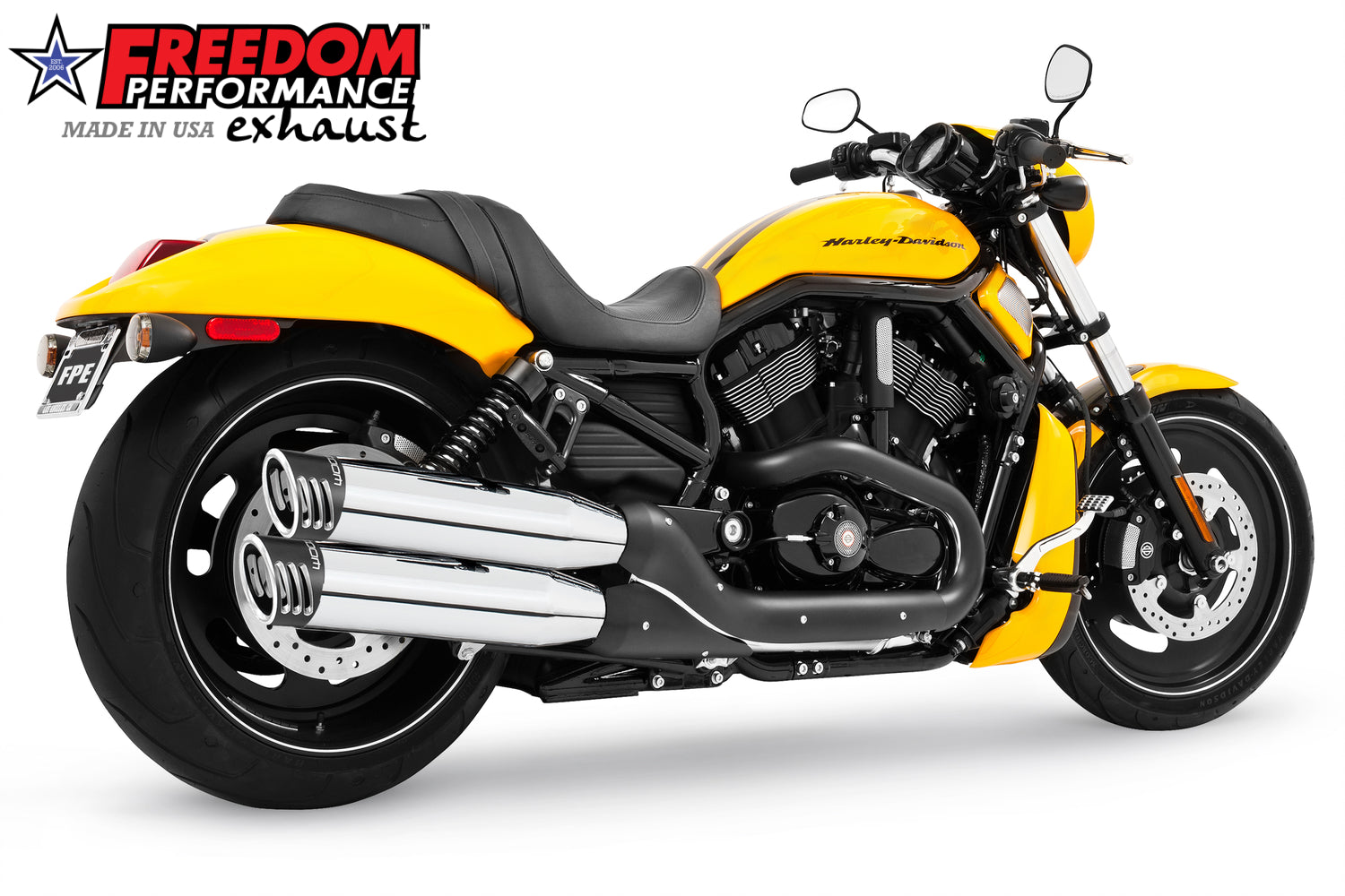HARLEY V-ROD 4" SLIP-ONS 2011-2017 BUNDLE