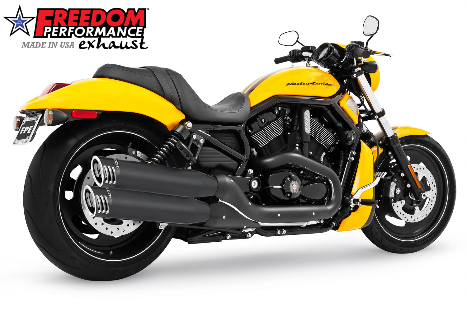 HARLEY V-ROD 4" SLIP-ONS 2011-2017 BUNDLE