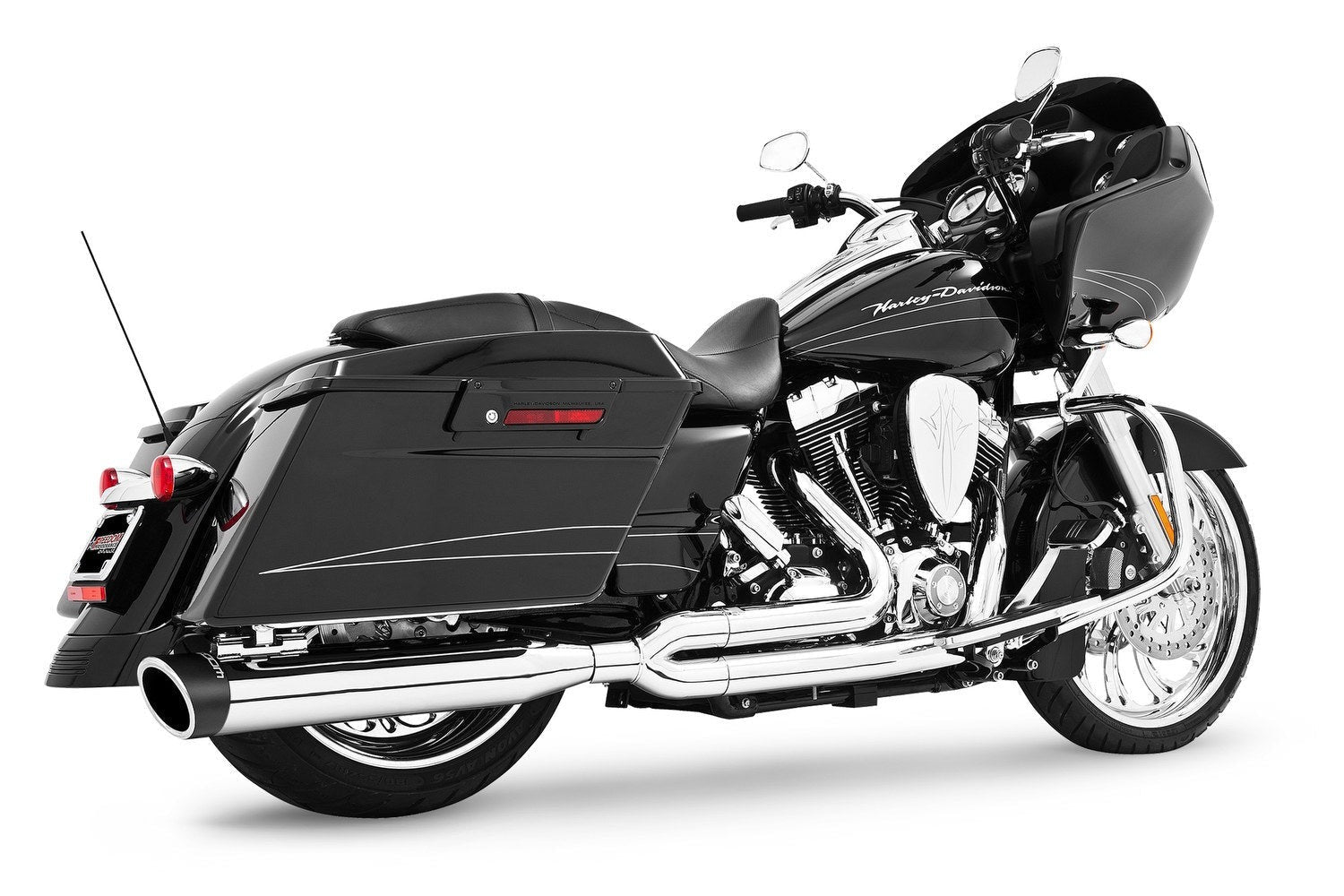 HARLEY TOURING 4" UNION 2-INTO-1 RIGHT-SIDE ONLY 1995-2016