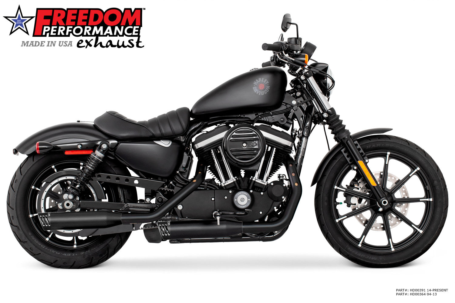 HARLEY SPORTSTER 3.25" SLIP-ONS 2004-2022 (SPECIAL ORDER)