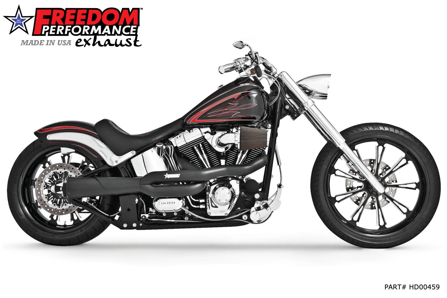 HARLEY SOFTAIL 2-INTO-1 "HIGH" AMERICAN OUTLAW