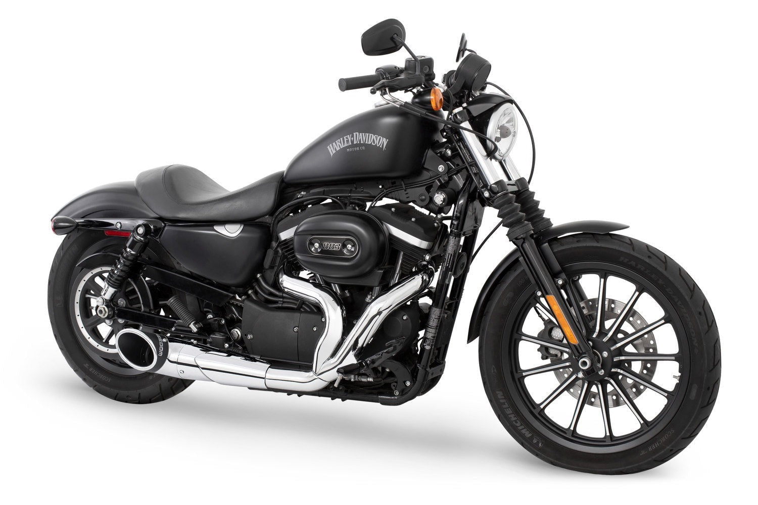 HARLEY SPORTSTER 2-INTO-1 TURNOUT/SIDEDUMP 2004-2022 Bundle (SPECIAL ORDER)