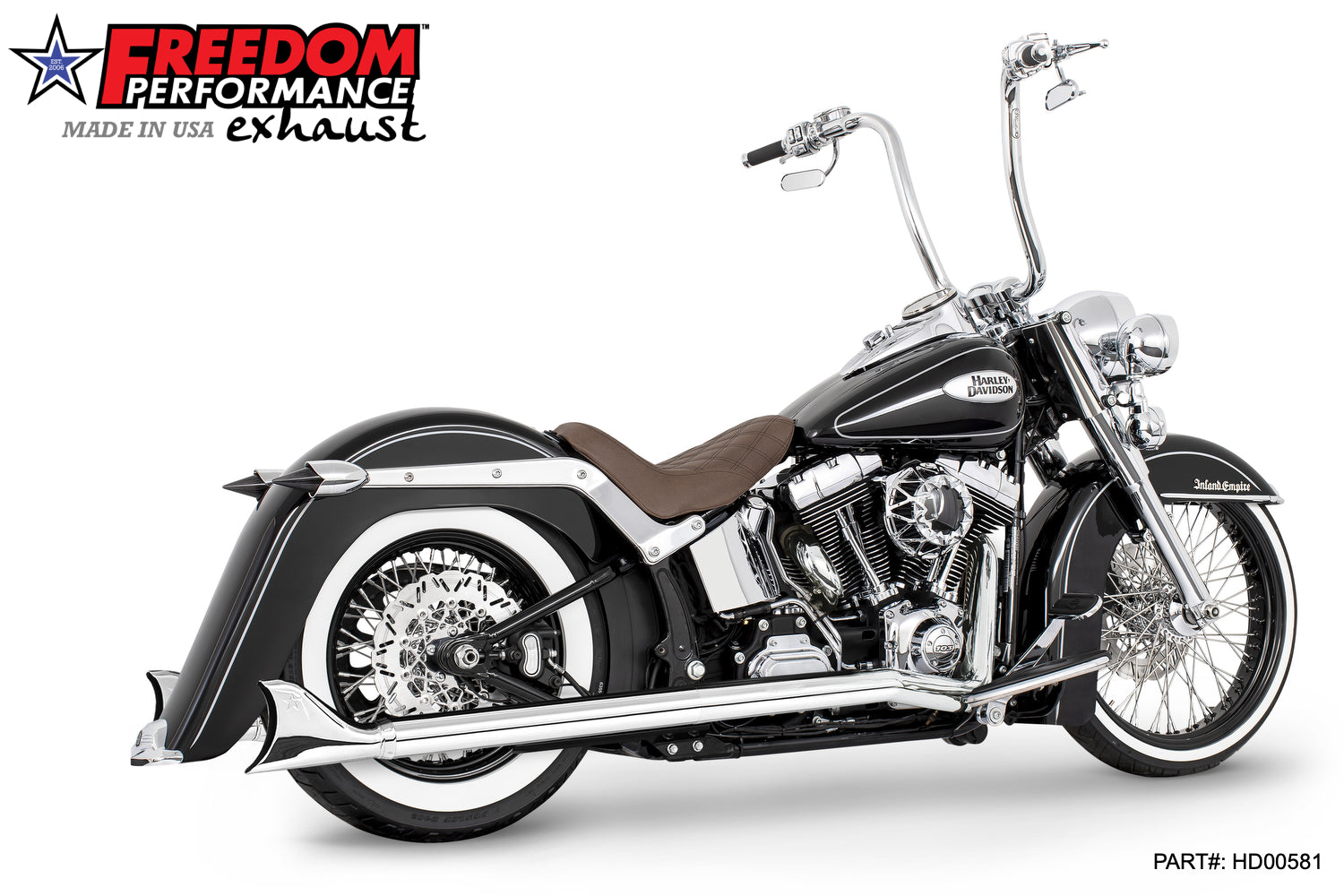 HARLEY SOFTAIL 2.5" CLASSIC SLIP-ONS 1997-2017 *FITS FREEDOM HEADERS ONLY*