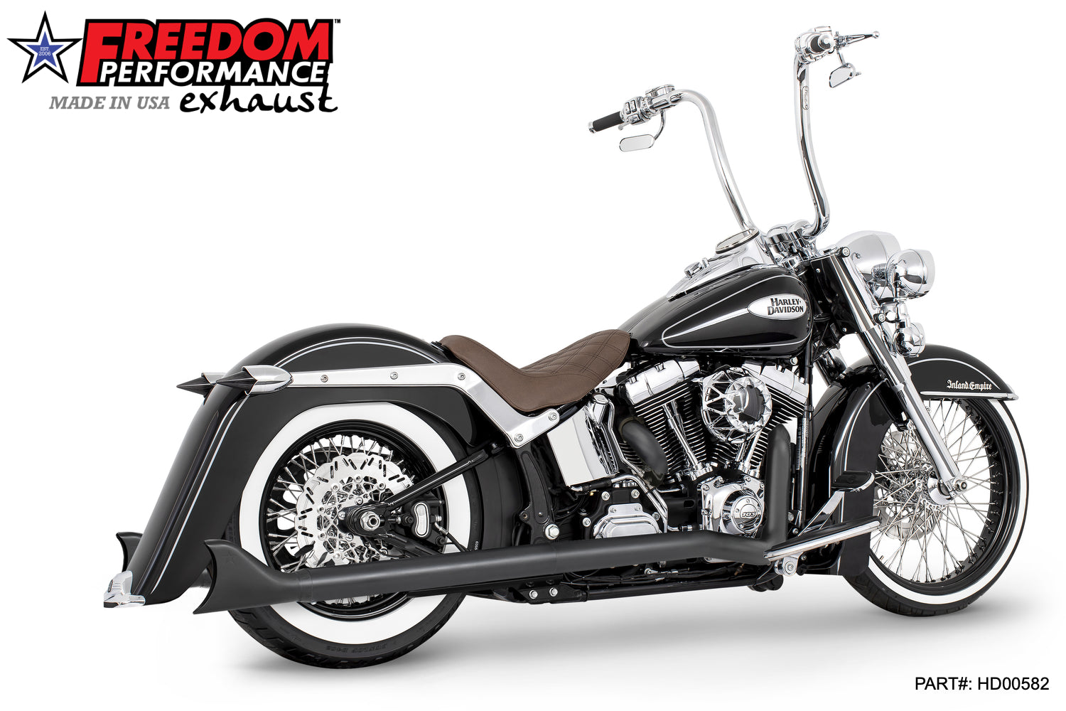 HARLEY SOFTAIL 2.5" CLASSIC SLIP-ONS 1997-2017 *FITS FREEDOM HEADERS ONLY*