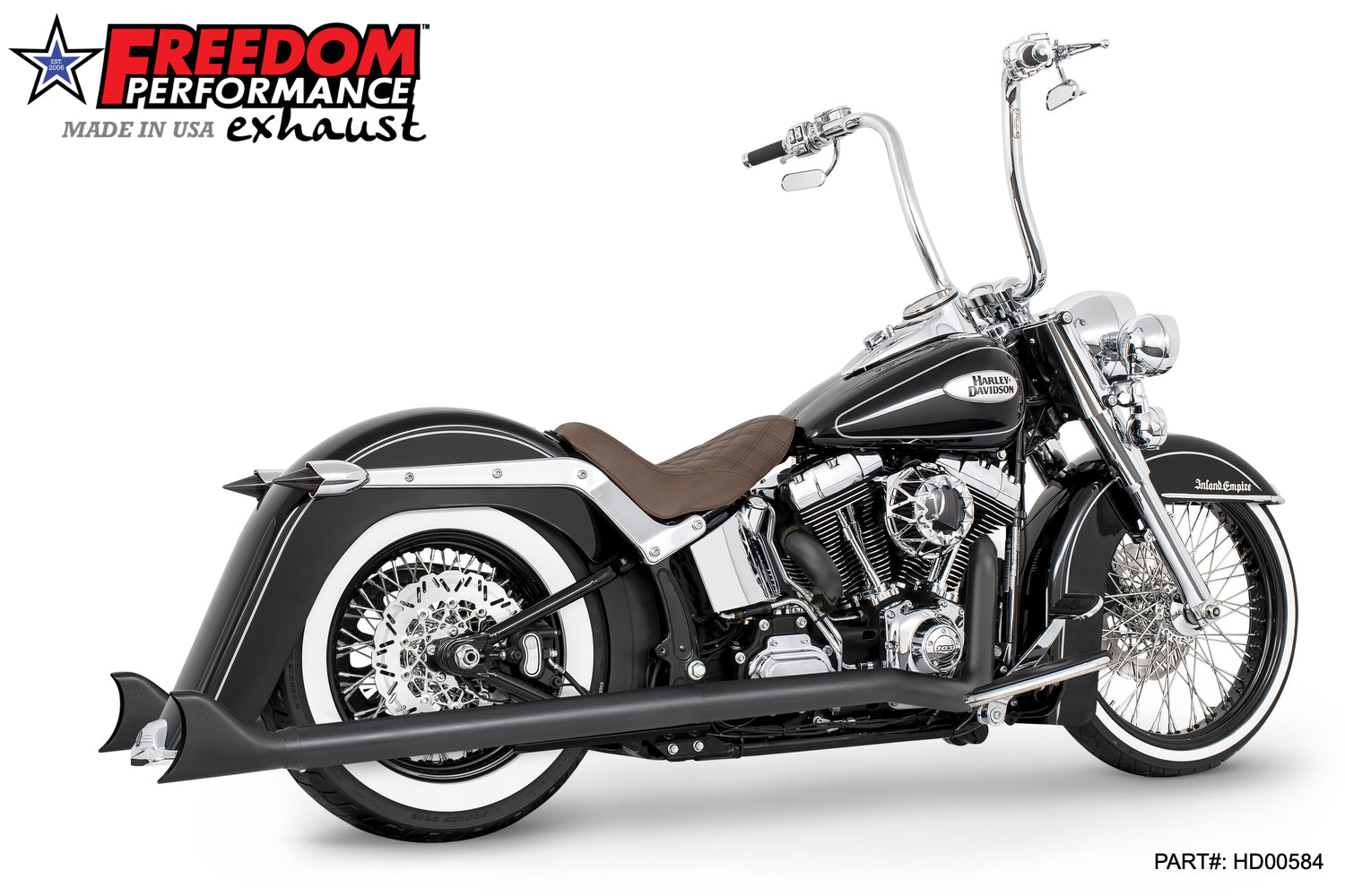 HARLEY SOFTAIL 2.5" CLASSIC SLIP-ONS 1997-2017 *FITS FREEDOM HEADERS ONLY*