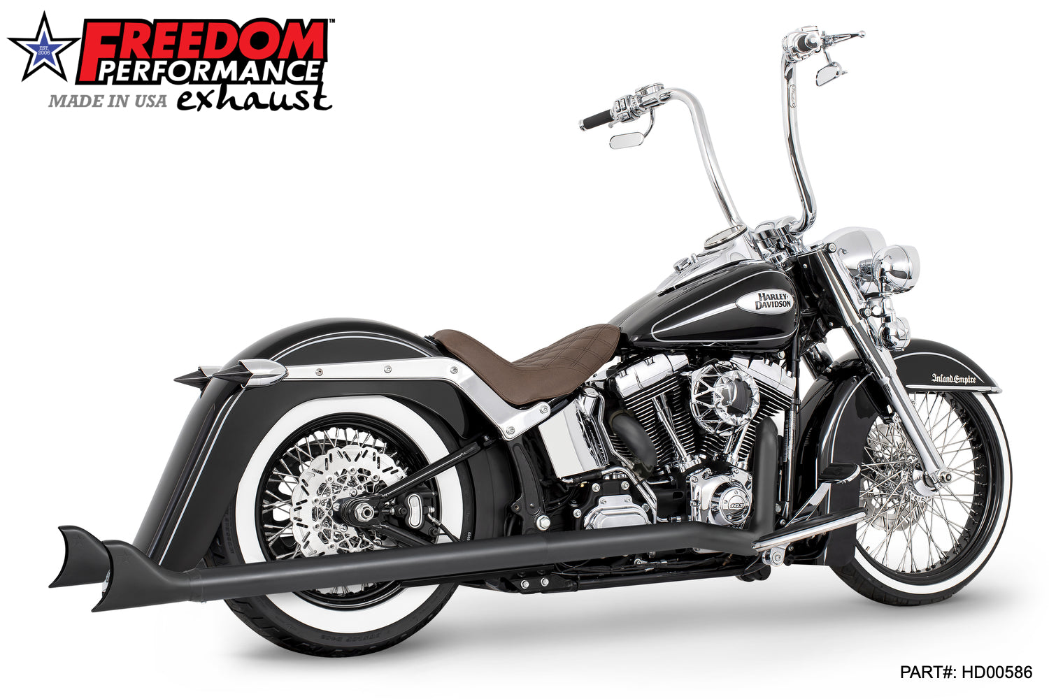 HARLEY SOFTAIL 2.5" CLASSIC SLIP-ONS 1997-2017 *FITS FREEDOM HEADERS ONLY*