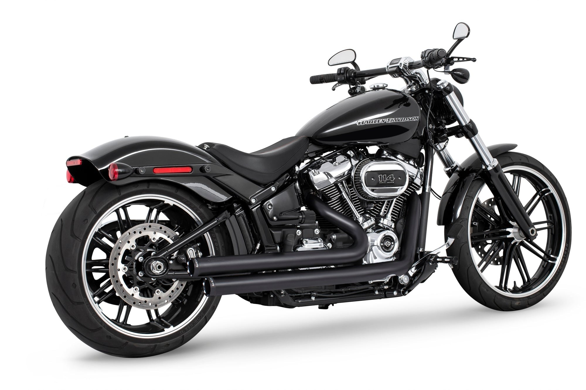HARLEY M8 SOFTAIL INDEPENDENCE STAGGERED DUALS 2018-PRESENT
