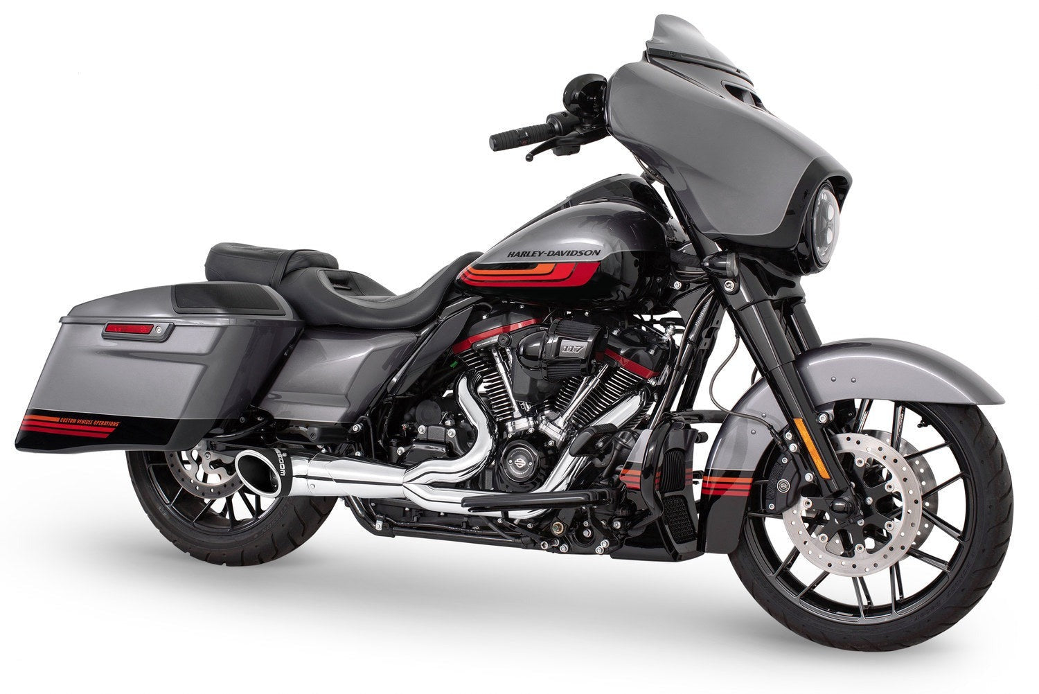 HARLEY TOURING 2-INTO-1 TURNOUT/SIDEDUMP FULL SYSTEM BUNDLE