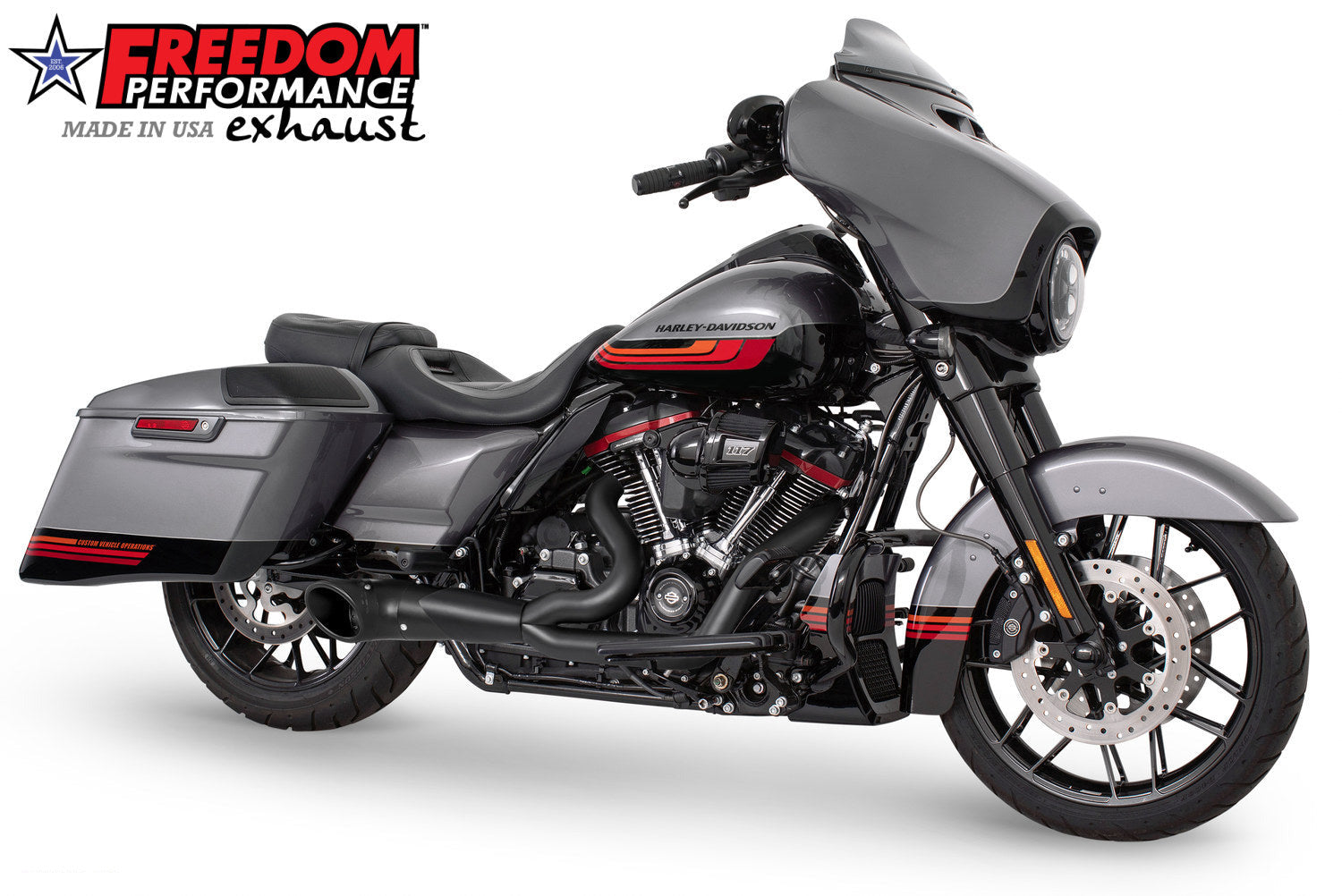 HARLEY TOURING 2-INTO-1 TURNOUT/SIDEDUMP FULL SYSTEM BUNDLE