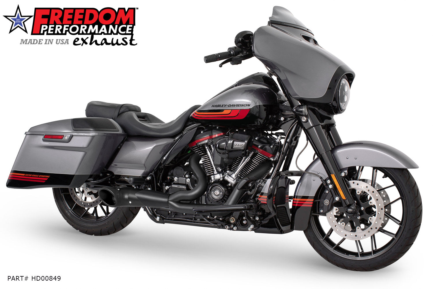 HARLEY TOURING 2-INTO-1 TURNOUT/SIDEDUMP FULL SYSTEM BUNDLE