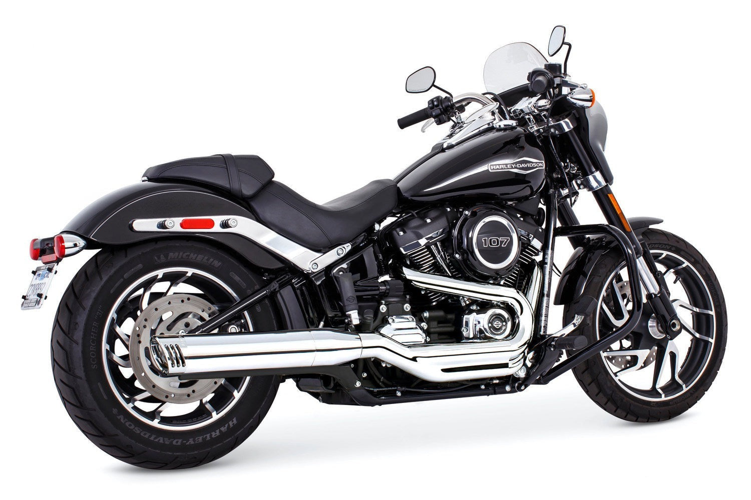 HARLEY SOFTAIL SPORT GLIDE® SINGLE 4" SLIP-ON 2018-PRESENT