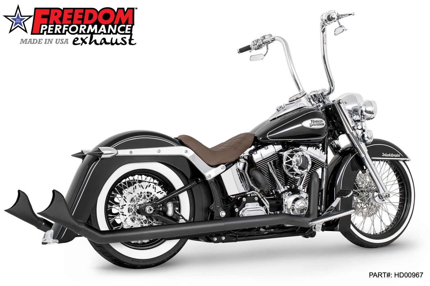 HARLEY SOFTAIL 2.5" CLASSIC SLIP-ONS 1997-2017 *FITS FREEDOM HEADERS ONLY*
