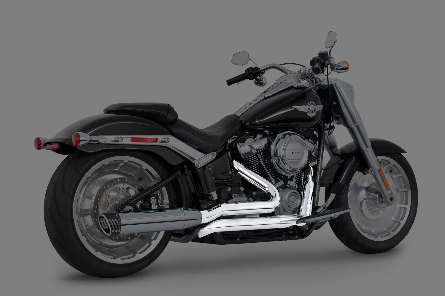 HARLEY SOFTAIL RIGHT SIDE TUCK & UNDER TRUE-DUAL HEADERS ONLY (M8 SOFTAILS ONLY)