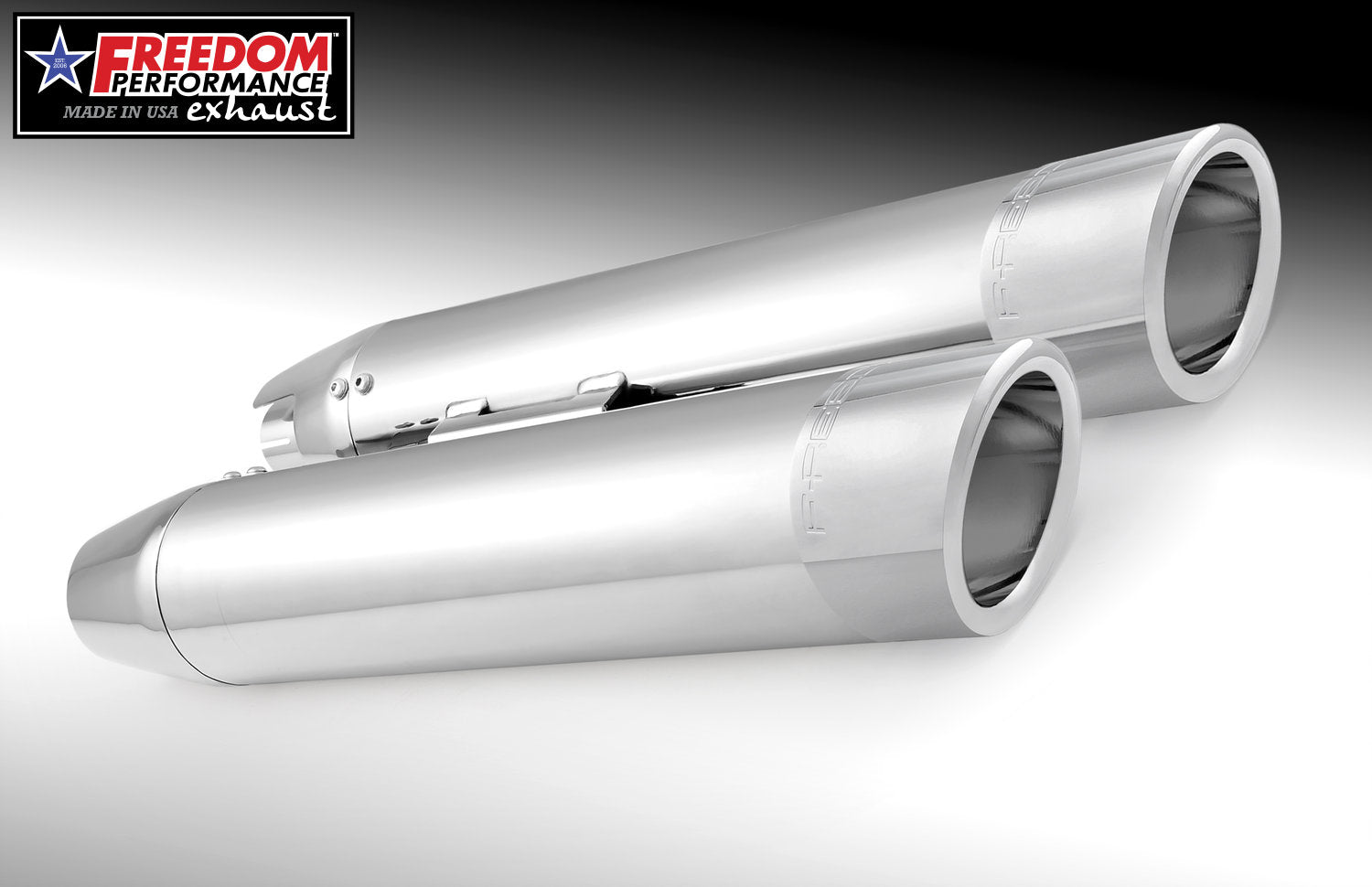 HARLEY SOFTAIL M8 ONLY 4" SLIP-ONS *FITS FREEDOM HEADERS ONLY*