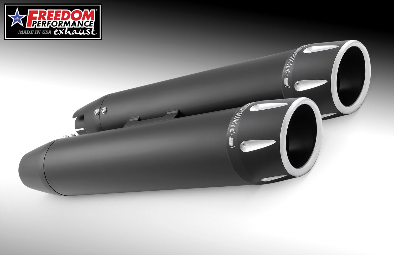 HARLEY SOFTAIL M8 ONLY 4" SLIP-ONS 2018-PRESENT *FITS FREEDOM HEADERS ONLY*