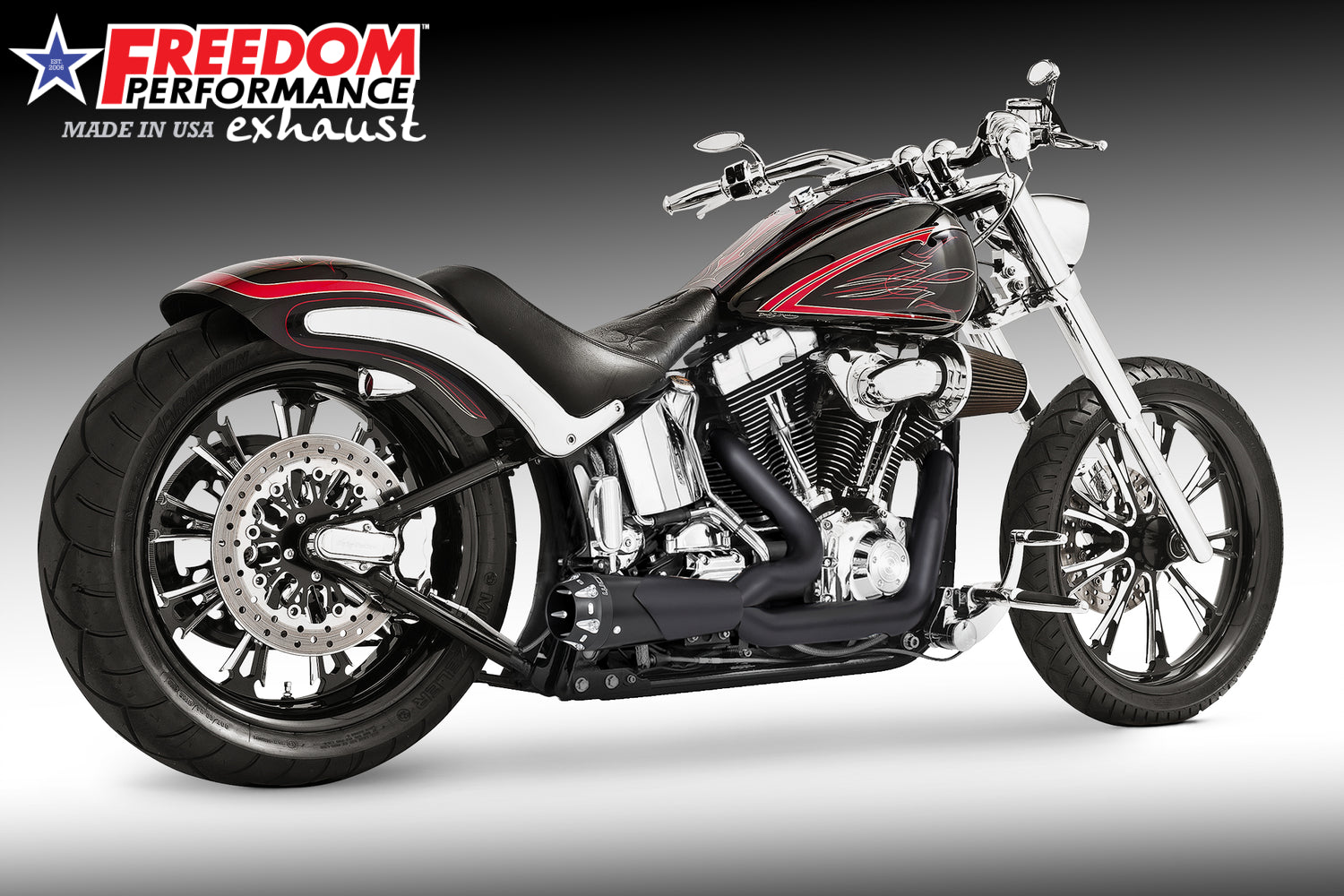 HARLEY SOFTAIL 2-INTO-1 SHORTY 1986-2017