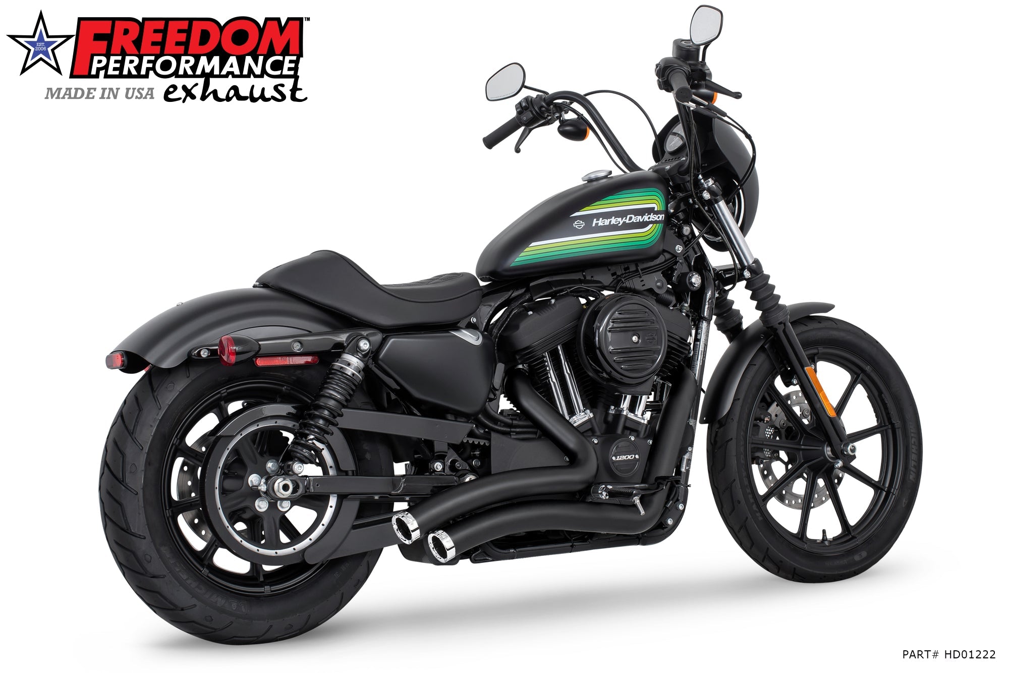 HARLEY SPORTSTER/883/1200/FORTY-EIGHT SHARP CURVE RADIUS 2004-2022 BUN