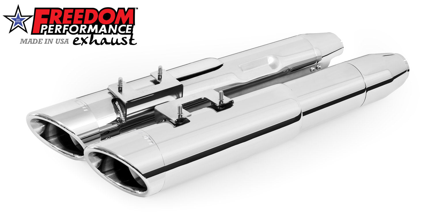 HARLEY 4.5" 2-STEP SLIP-ONS FOR TOURING/TRIKE BUNDLE