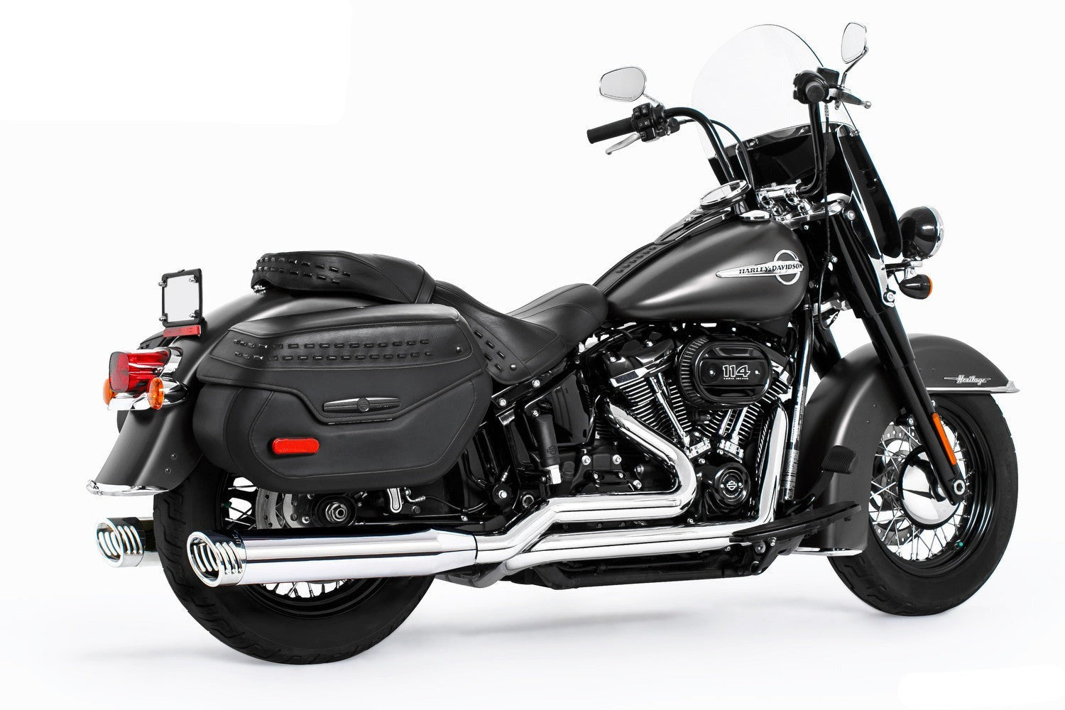 HARLEY SOFTAIL RIGHT-SIDE TUCK & UNDER TRUE-DUAL FULL SYSTEM 2018-PRESENT
