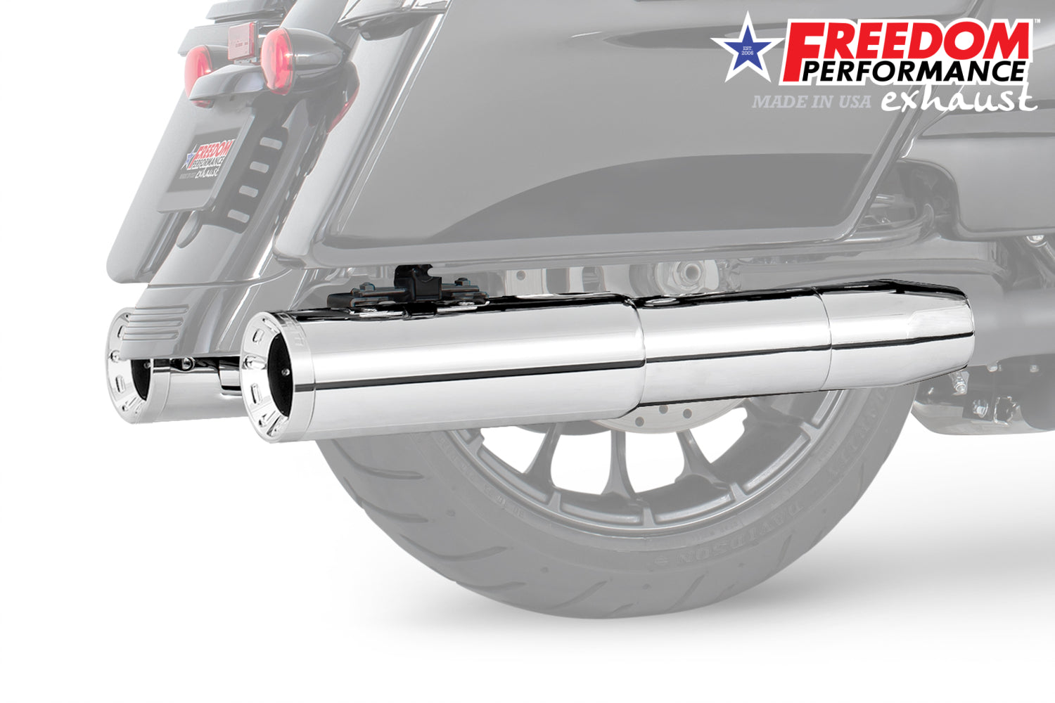 HARLEY 4.5" 2-STEP SLIP-ONS FOR TOURING/TRIKE BUNDLE