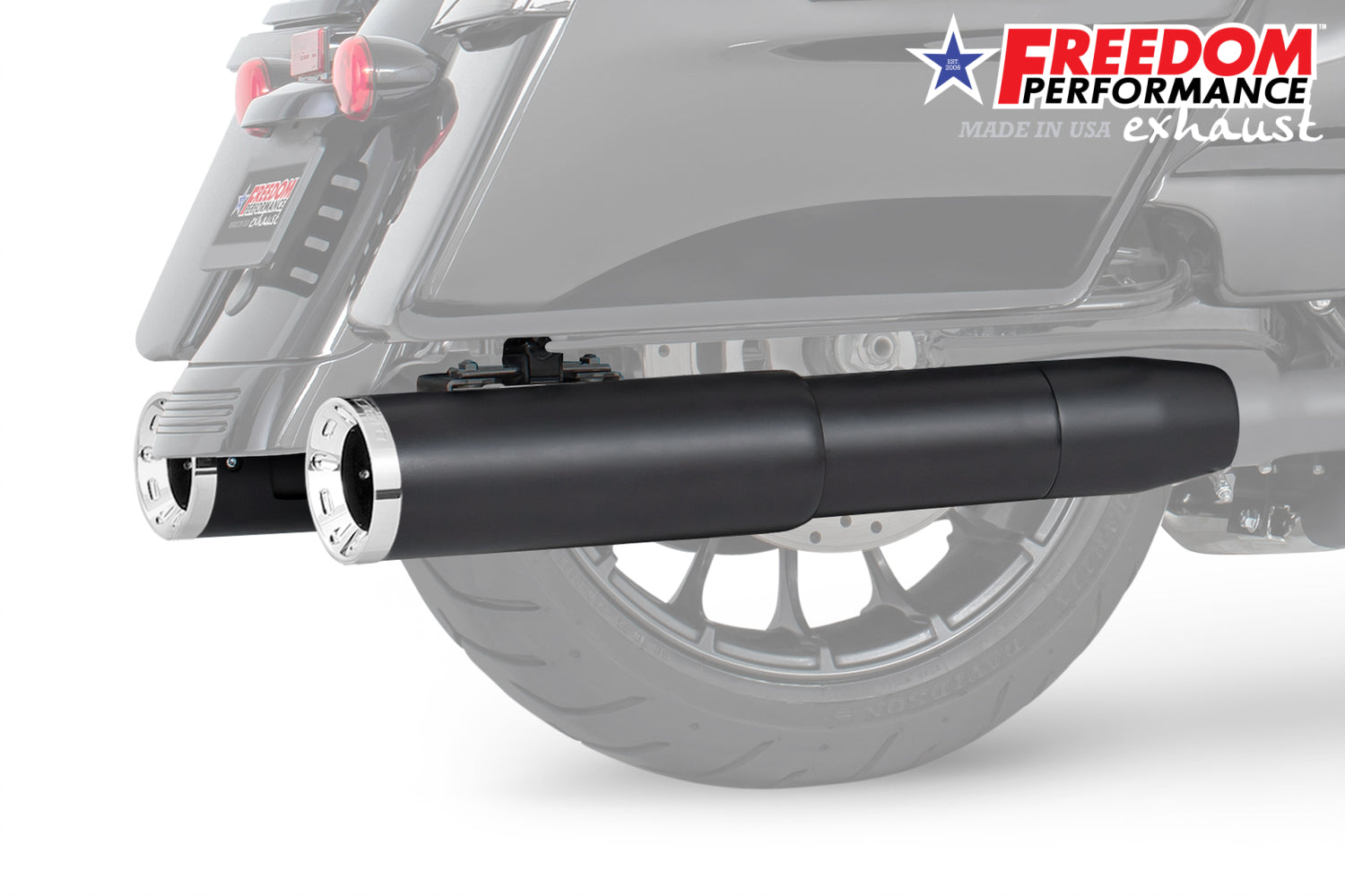 HARLEY 4.5" 2-STEP SLIP-ONS FOR TOURING/TRIKE BUNDLE