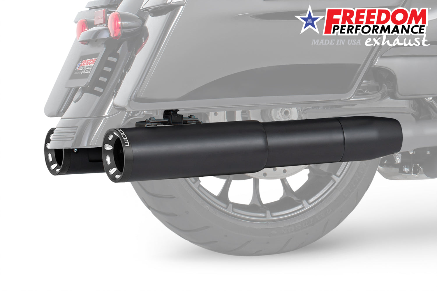 HARLEY 4.5" 2-STEP SLIP-ONS FOR TOURING/TRIKE BUNDLE