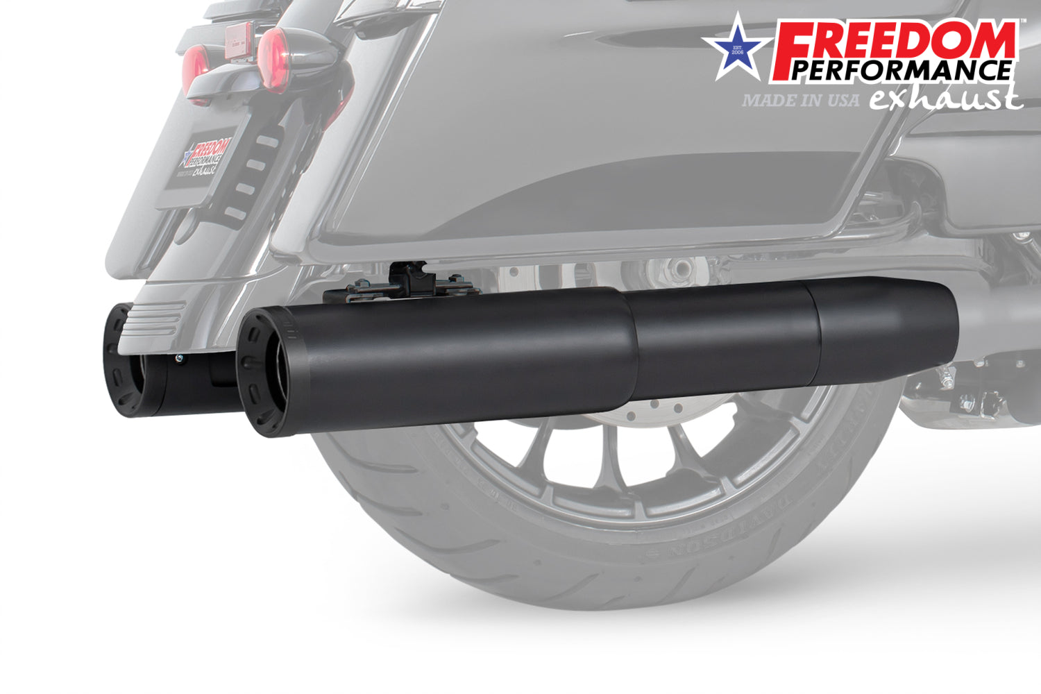 HARLEY 4.5" 2-STEP SLIP-ONS FOR TOURING/TRIKE BUNDLE