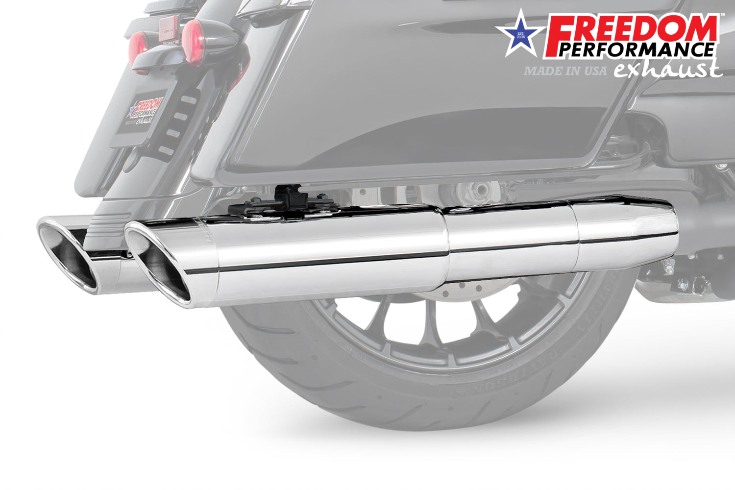 HARLEY 4.5" 2-STEP SLIP-ONS FOR TOURING/TRIKE BUNDLE