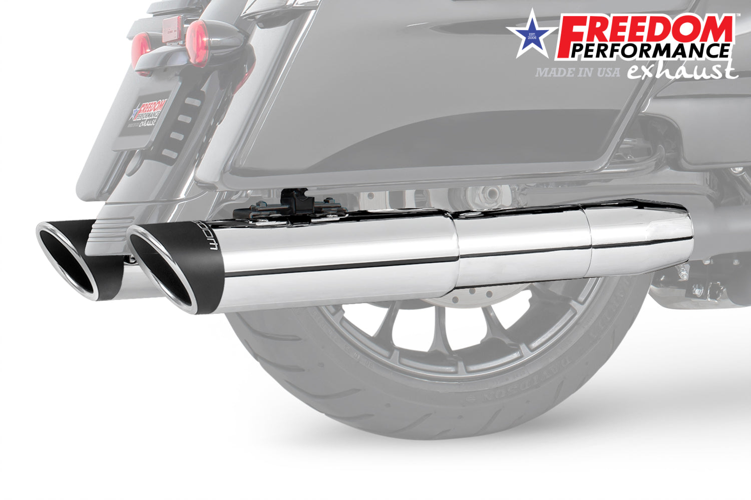 HARLEY 4.5" 2-STEP SLIP-ONS FOR TOURING/TRIKE BUNDLE